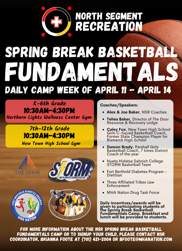 North Segment Rec Spring Break Basketball Fundamentals Camp North