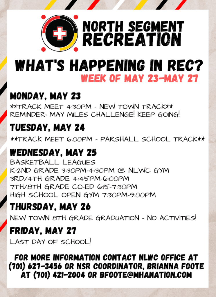 Weekly NSR Schedule