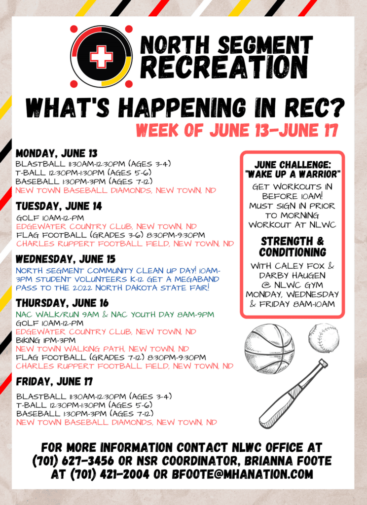 Copy of Weekly NSR Schedule